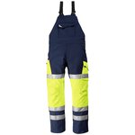 bleu marine / jaune fluo