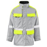 lichtgrau / fluoreszierendes gelb