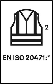 EN ISO 20471 – Oděvy s výstražnými prvky, třída 2