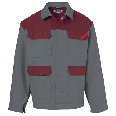 szary asfaltowy / czerwony jeżynowy