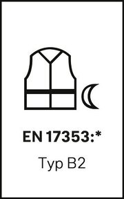 EN 17353 B2 – Ausstattung zur erhöhten Sichtbarkeit für mittlere Risikosituationen