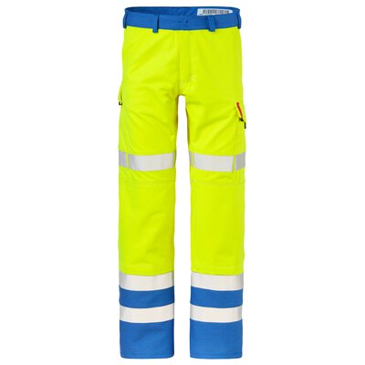 fluorescerend geel / zeeblauw