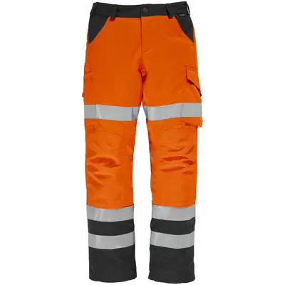 rouge orangé fluo / anthracite