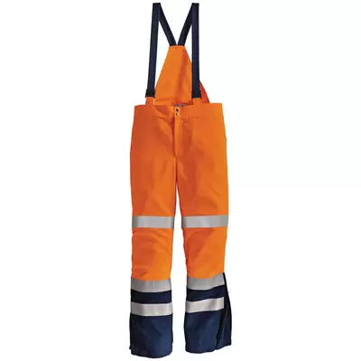 fluorescerend oranje-rood / marineblauw
