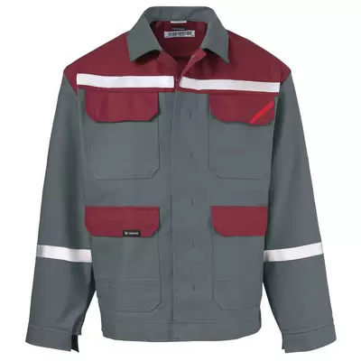 asphaltgrau / brombeerrot
