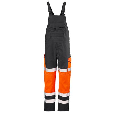 anthrazit / fluoreszierendes orange-Rot