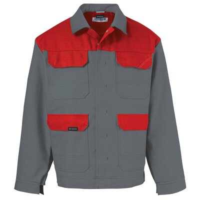 asfaltová šedá / makově červená