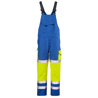 bleu mer / jaune fluo