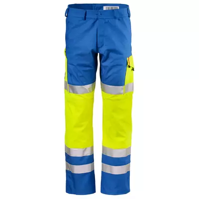 bleu mer / jaune fluo