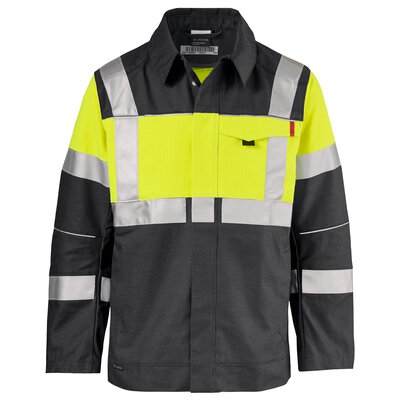 Anthrazit / fluoreszierendes Gelb