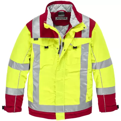 giallo fluorescente / rosso papavero