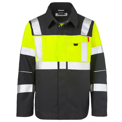 Anthrazit / fluoreszierendes Gelb